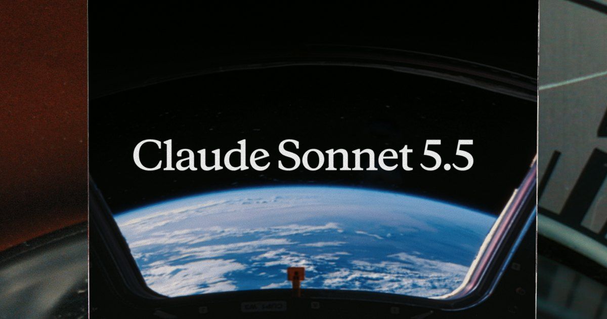 Anthropic 为 Claude Sonnet 5.5 发布提供的官方宣传配图